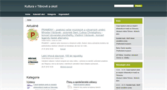 Desktop Screenshot of kulturatisnov.cz