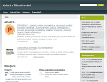 Tablet Screenshot of kulturatisnov.cz